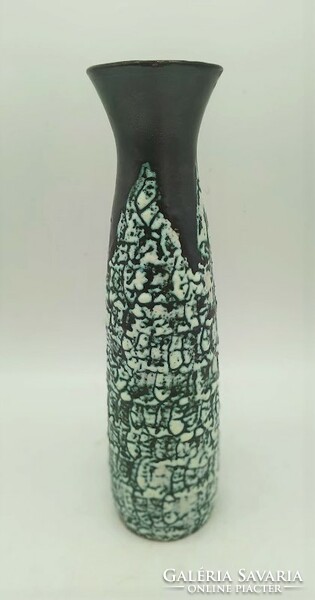 Retro vase Hungarian applied art ceramics, 26.5 cm high