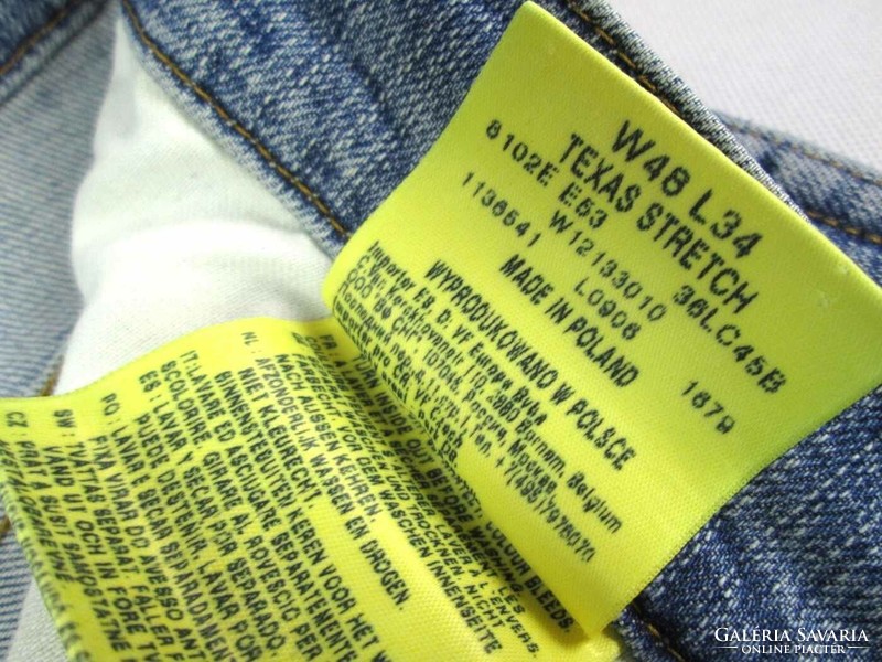 Original wrangler texas stretch (w48 / l34) men's stretch jeans