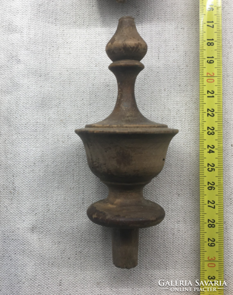 Old turned furniture ornament, top decoration