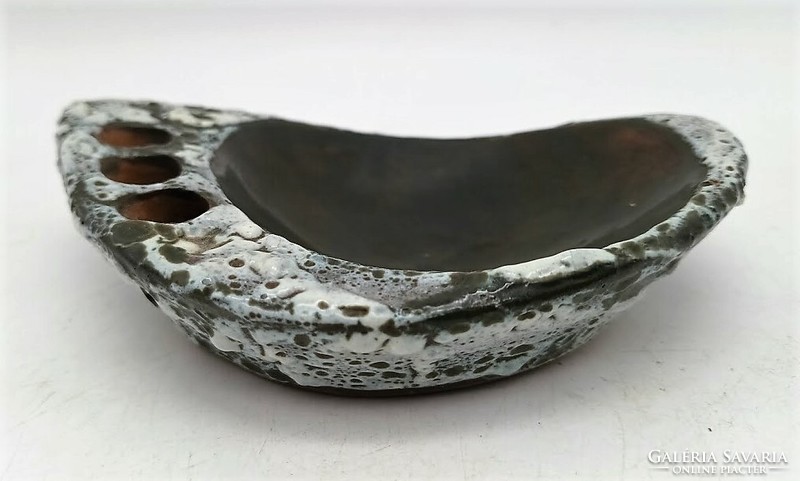 Retro ceramic bowl, bowl 2 pcs, 13 cm x 9 cm wide and 3.5 cm high