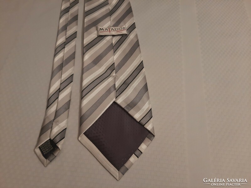 Tie 2 pcs: yves dormey /100% silk and matador / polyester - like new (2)