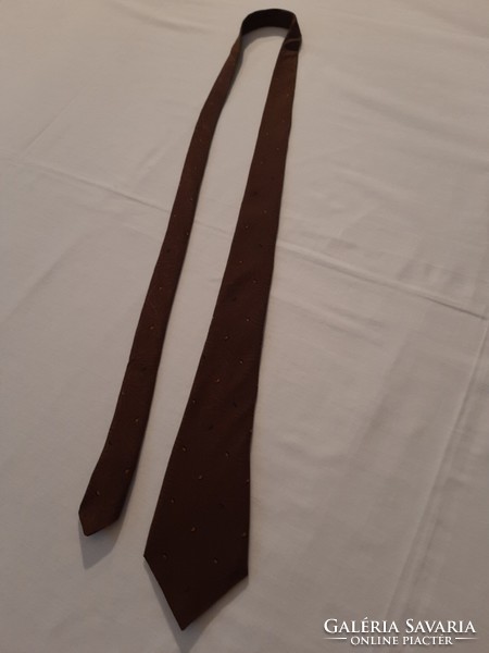 Valente tie - 100% silk - like new - rarity - brown - numbered ny4)