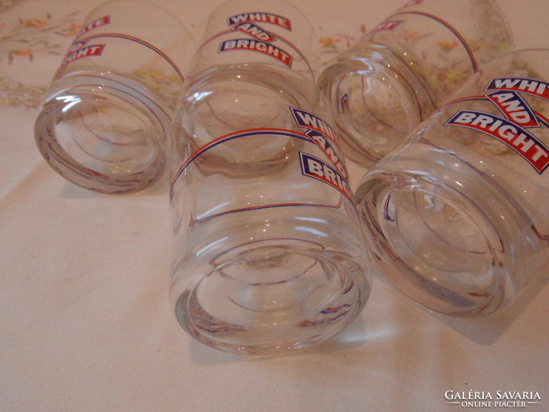 CINZANO üveg pohár ( 5 db. )