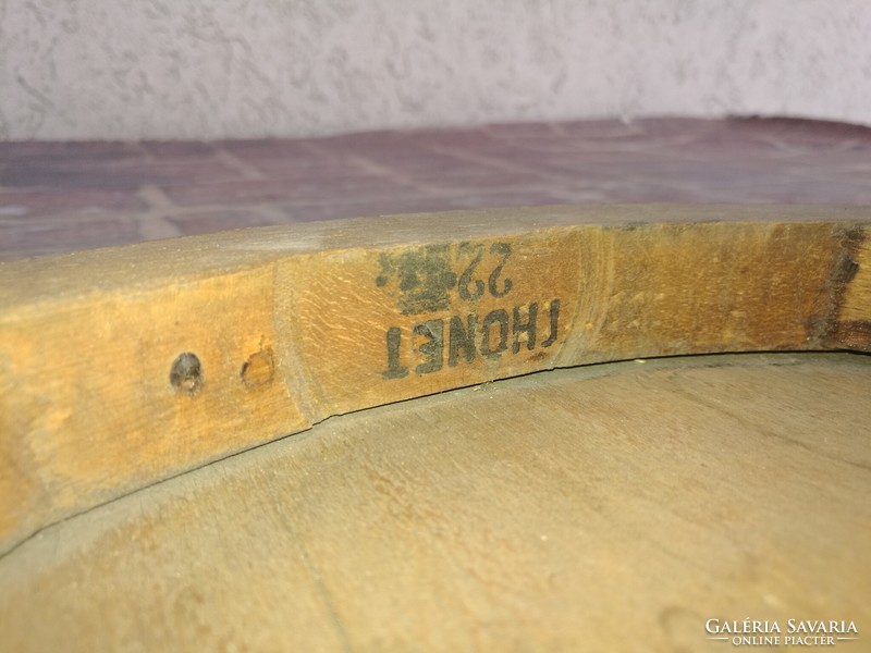 Pair of inlaid thonet chairs