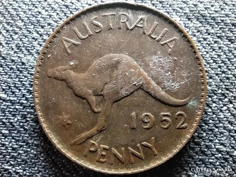 Ausztrália VI. György (1936-1952) 1 Penny 1952 (id47301)