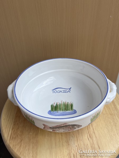 Városlőd tógázda ceramic ear bowl a54