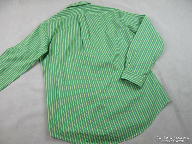 Original ralph lauren (m) elegant striped long sleeve men's shirt