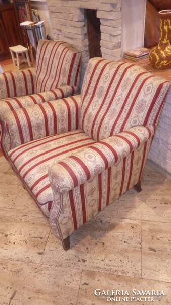 2 Biedermeier armchair covers, good condition