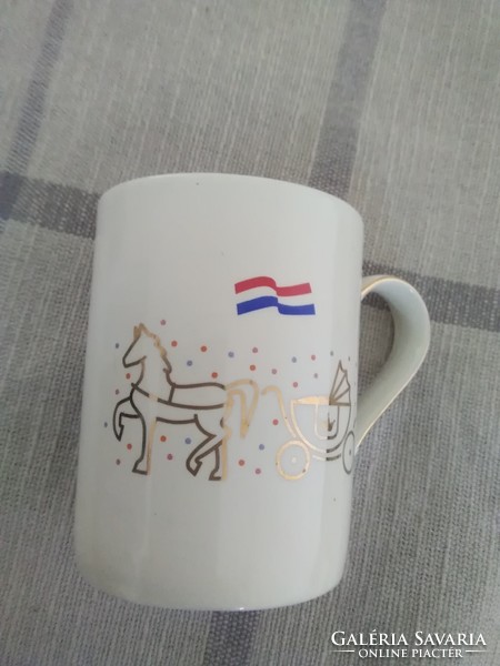 Porcelán csésze -  babaváró /  Holland