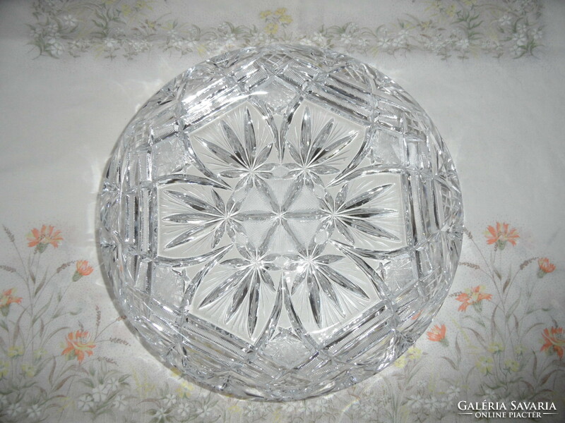 Crystal bowl, centerpiece