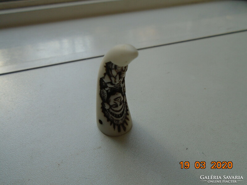 Killer whale tooth talisman