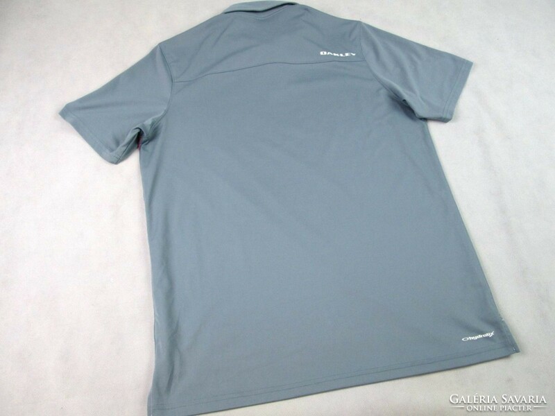 Original oakley hydrolix (s / m) sporty elegant short-sleeved men's breathable collar T-shirt