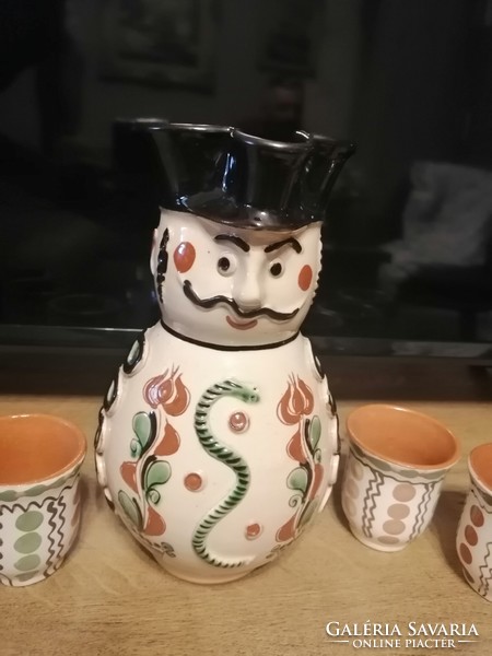 Miska jug with 6 glasses