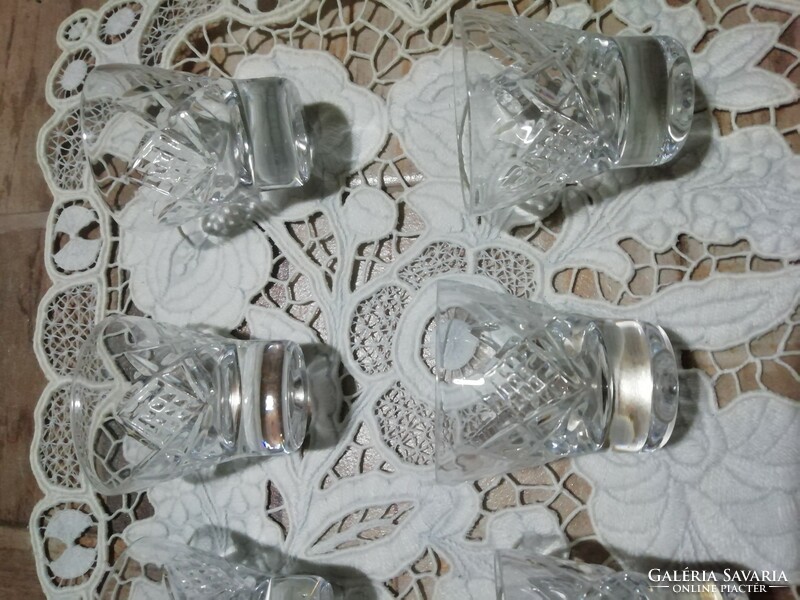 Antique crystal glasses in perfect condition 1.