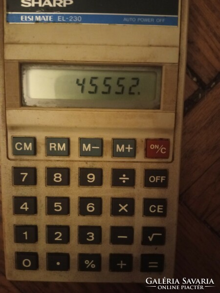 Working vintage sharp first mate el-230 calculator