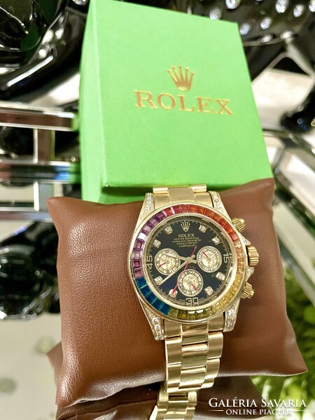 Rolex daytona rainbow gold/diamond