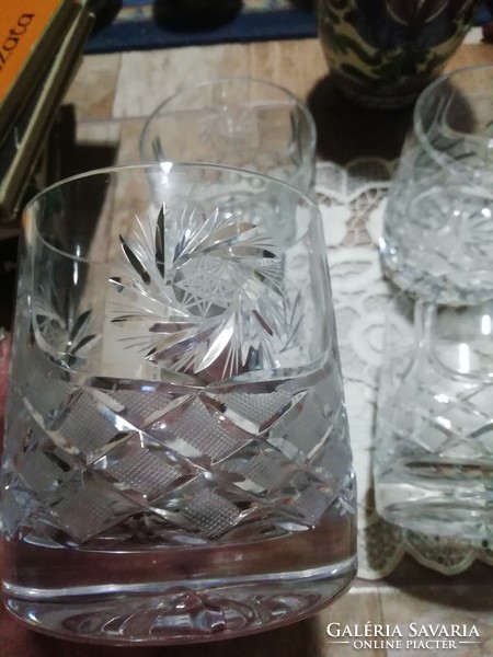Antique crystal glasses in perfect condition 5.
