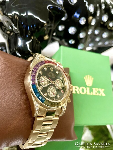 Rolex daytona rainbow gold/diamond