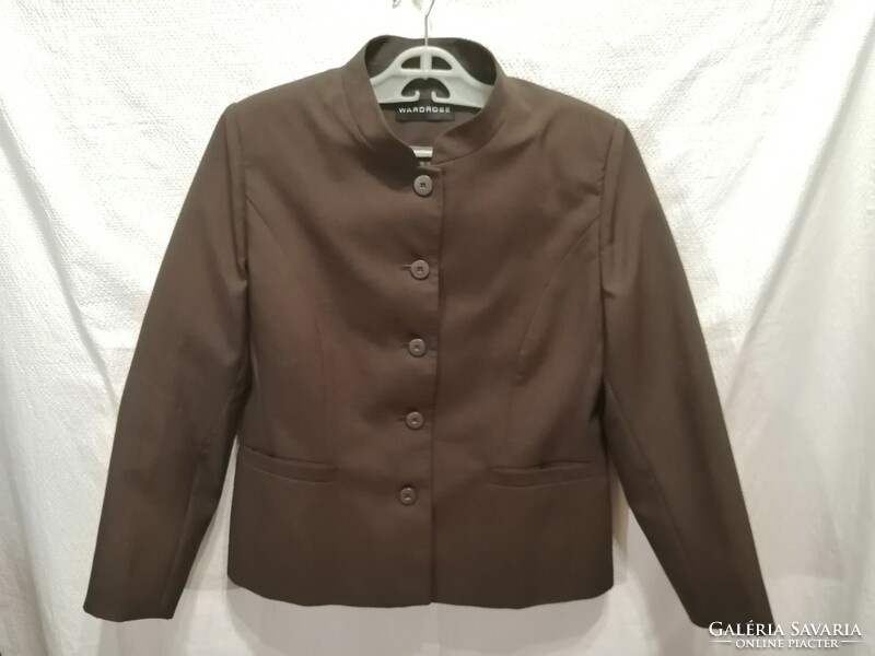 42-44-Es wardrobe brown women's blazer, jacket, small coat, coat top