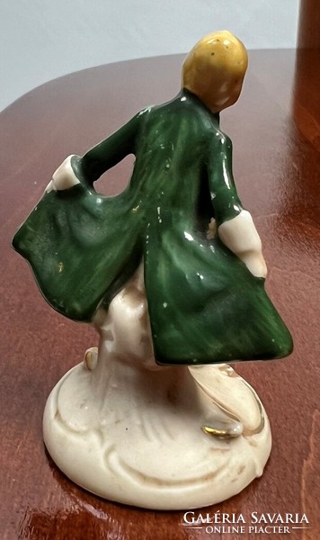 Antique royal vienna - alt wien hand painted porcelain baroque mini figure