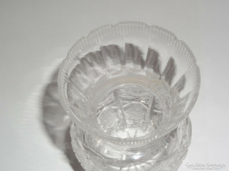 Régi üveg ibolya váza