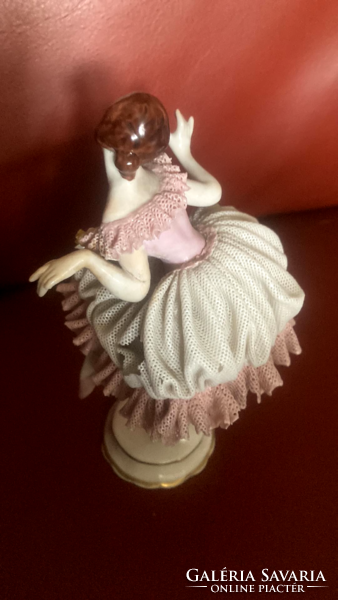 Volkstedt porcelán balerina
