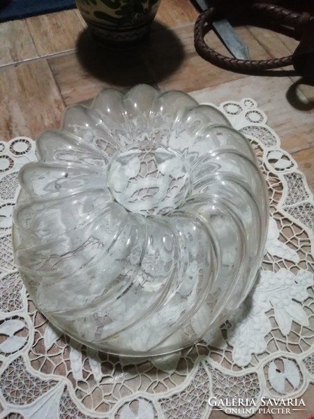 Üveg kuglóf forma hibátlan állapotban
