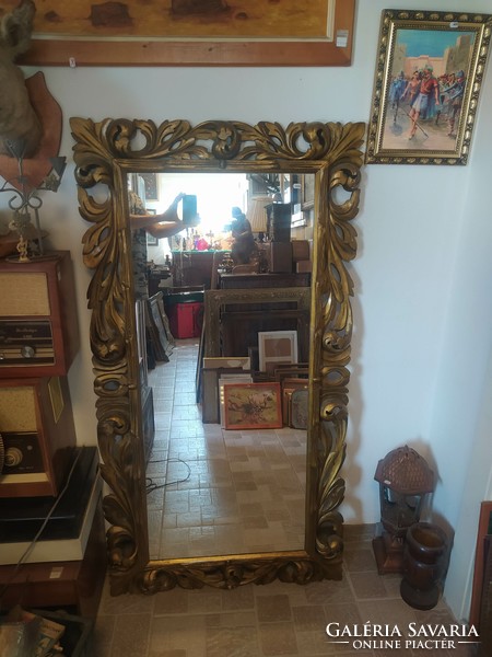 Beautiful antique Florentine framed mirror