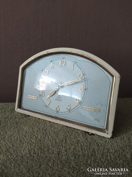 Peter German wind-up alarm clock table clock