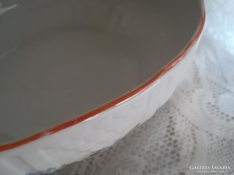 Zsolnay porcelán pörköltes tál