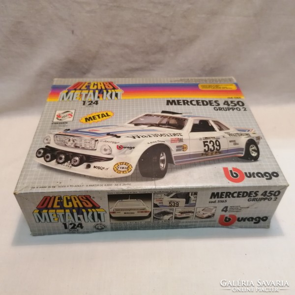 Burago mercedes 450 1/24 car model with box