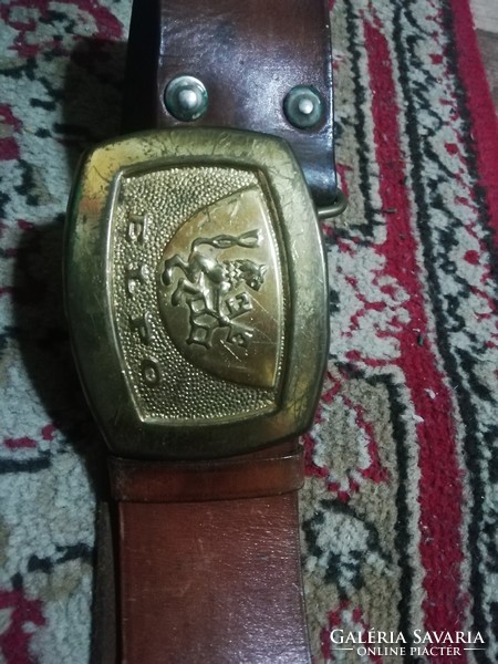 Old military leather strap