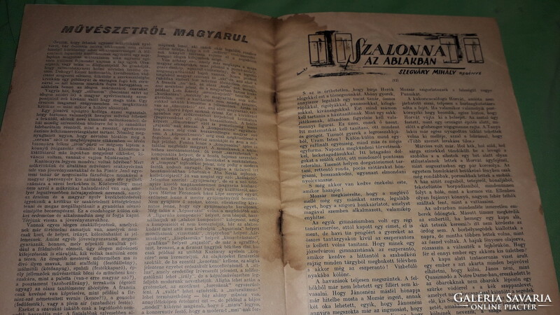 March 17, 1940 - Life - the weekly newspaper of the Szent István troupe, newspaper condition according to the pictures