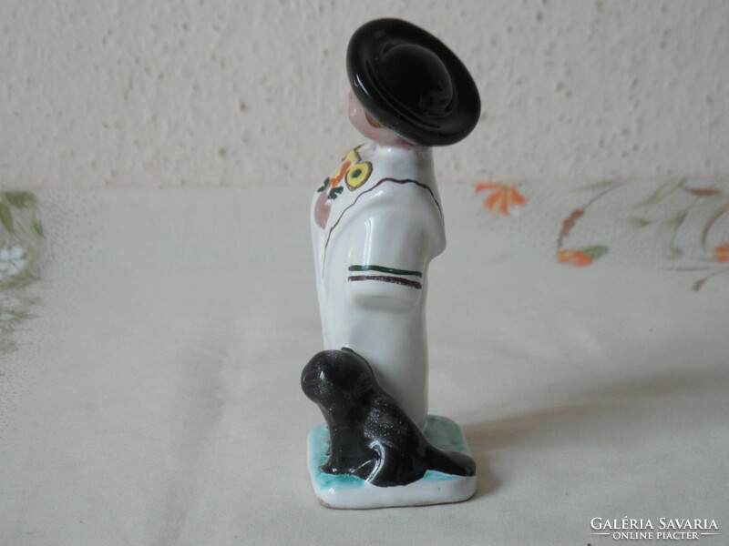 Ceramic shepherd figure, nipp