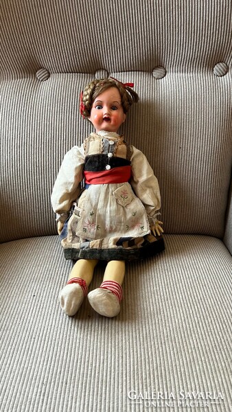 Antique doll 42cm