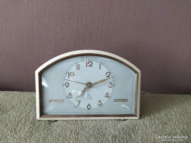 Peter German wind-up alarm clock table clock