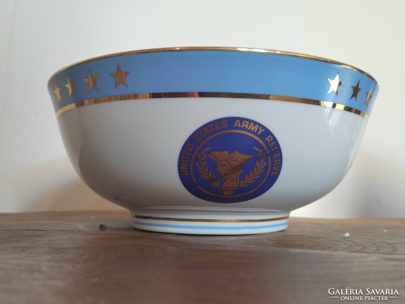 Amerikai katonai hadi hadsereg fajták porcelán tál