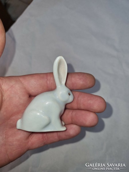 Old ceramic bunny figure
