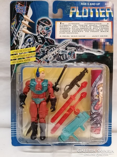 Fun tech plotter comic hero figures 6 pieces from the toy collection are a curiosity