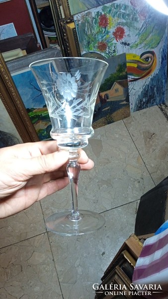 Crystal glasses, 2 pcs, perfect, wine glasses, for Sunday.