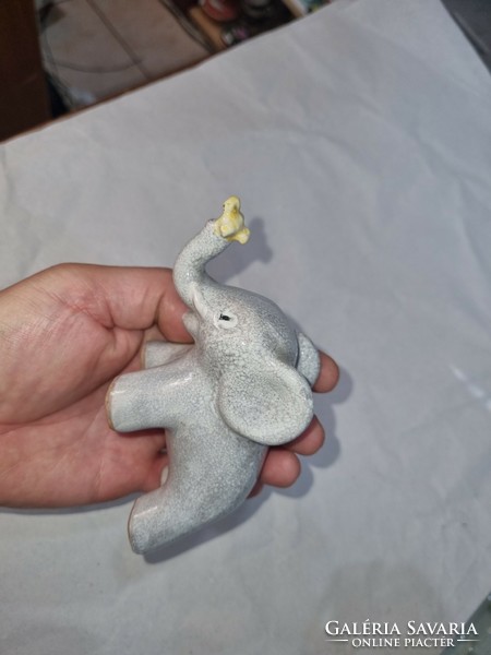 Old ceramic elephant figure