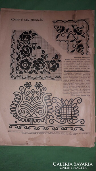 1939.AUGUSZTUS - OTTHONUNK - A MAGYAR HÁZIASSZONYOK LAPJA újság melléklet állapot a képek szerint