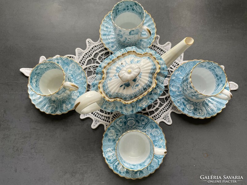 Rare! A wonderful copeland spode light blue coffee set