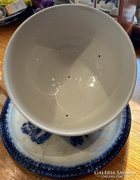 Rare giant faience, English bowl, bowl