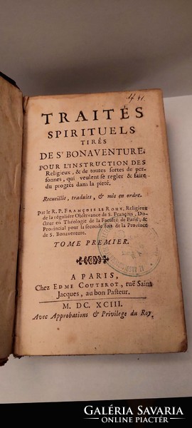 Antik könyv 1693