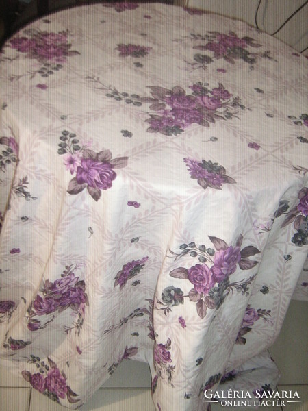 Beautiful vintage style purple rose duvet cover