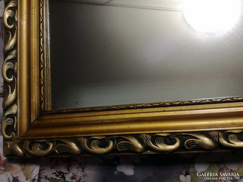 Beautiful antique wall mirror approx. 80 x 70