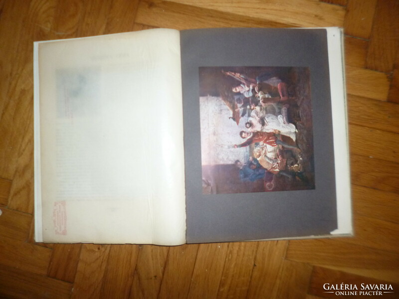 Antique book Hungarian painting art album