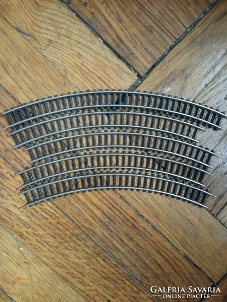 Retro electric railway rails r223/45 5pcs curved