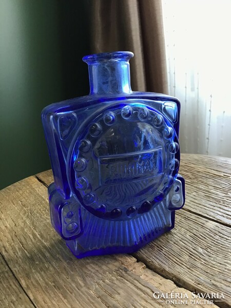 Old Finnish riihimaki glass decorative flask